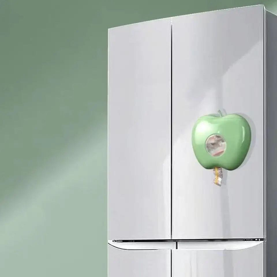 Apple Cling Flim Storage Organizer, Plastic Wrap Storage Box, Kitchen Bathroom Disposable Organizer, Transparent Disposable Plastic Bags Organizer, Elastic Fresh Keeping Bag Storage Container, Multifunctional Plastic Wall-mounted Kitchen Storage Box Apple Cling Flim Storage Organizer, Plastic Wrap Storage Box, Kitchen Bathroom Disposable Organizer, Transparent Disposable Plastic Bags Organizer, Elastic Fresh Keeping Bag Storage Container, Multifunctional Plastic Wall-mounted Kitchen Storage Box